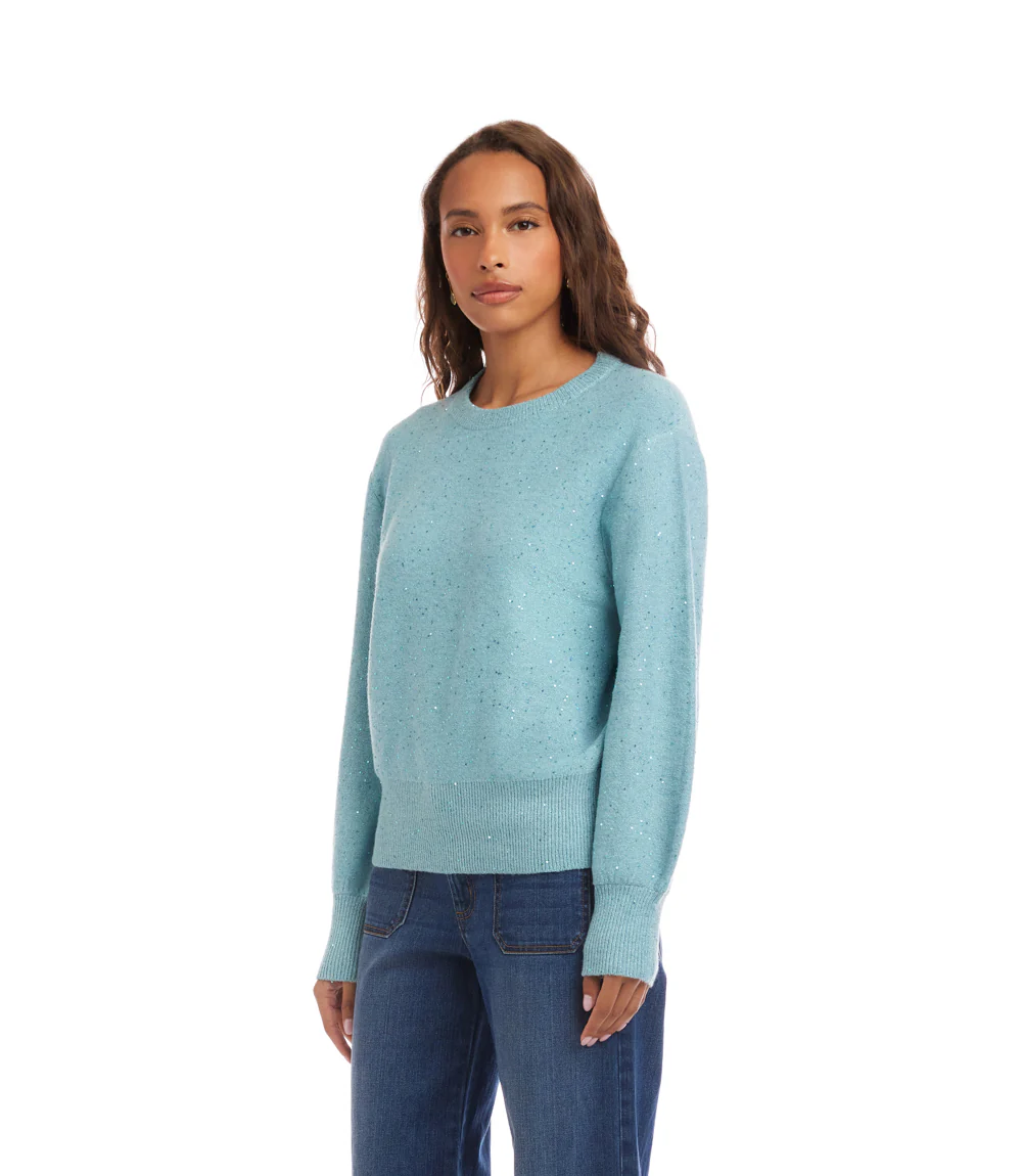 Sequin Crewneck Sweater - Image 4