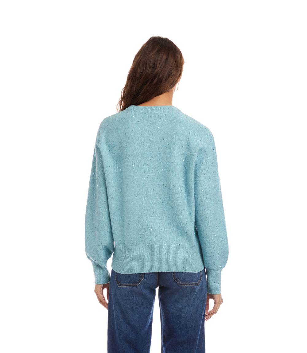 Sequin Crewneck Sweater - Image 5
