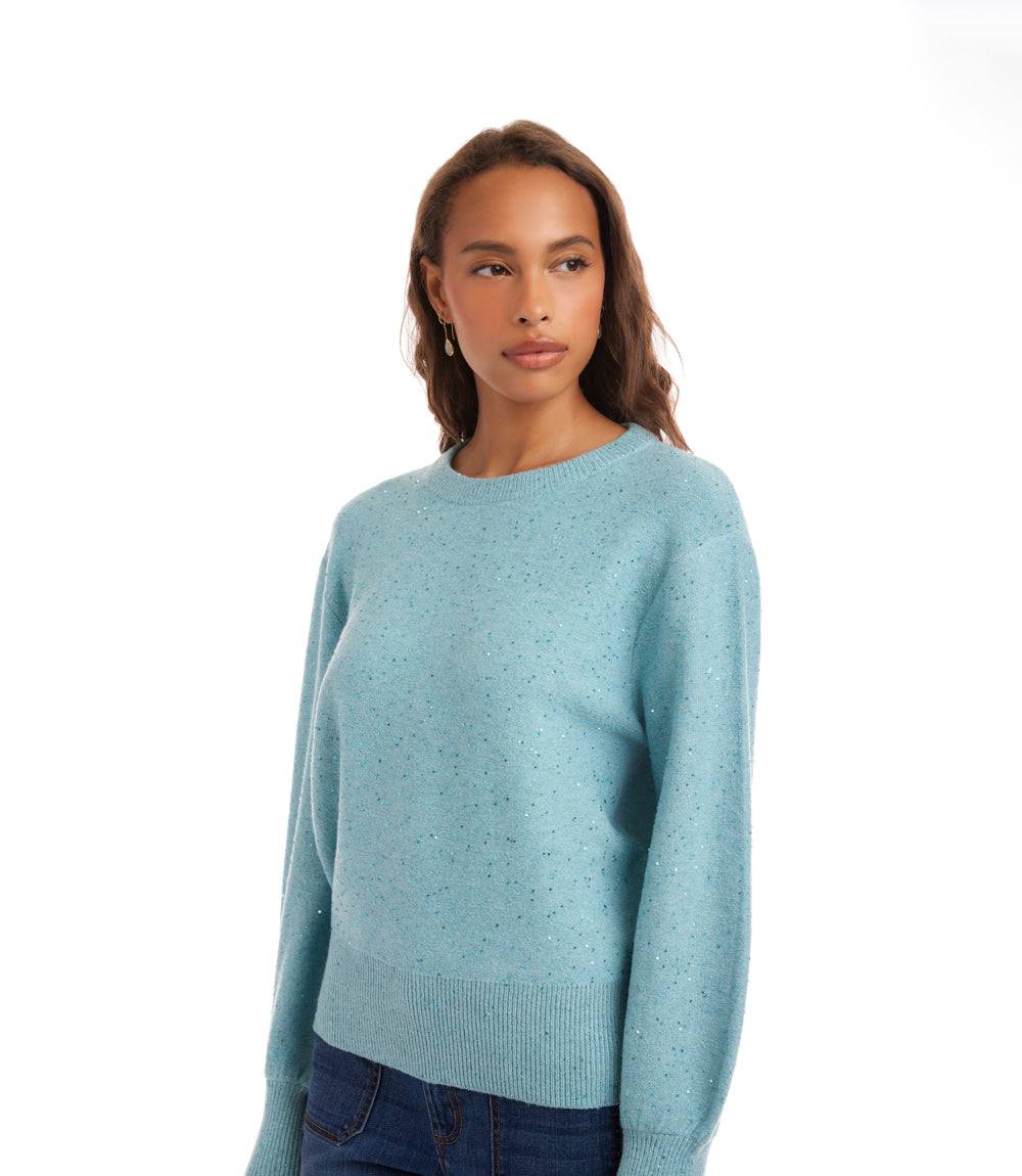 Sequin Crewneck Sweater - Image 6
