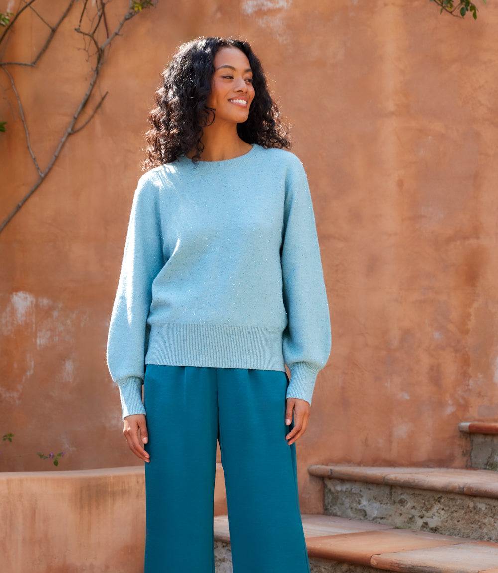 Sequin Crewneck Sweater - Image 7