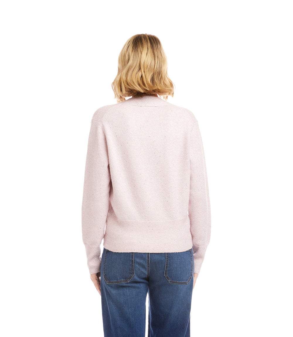 Sequin Wrap Sweater - Image 6