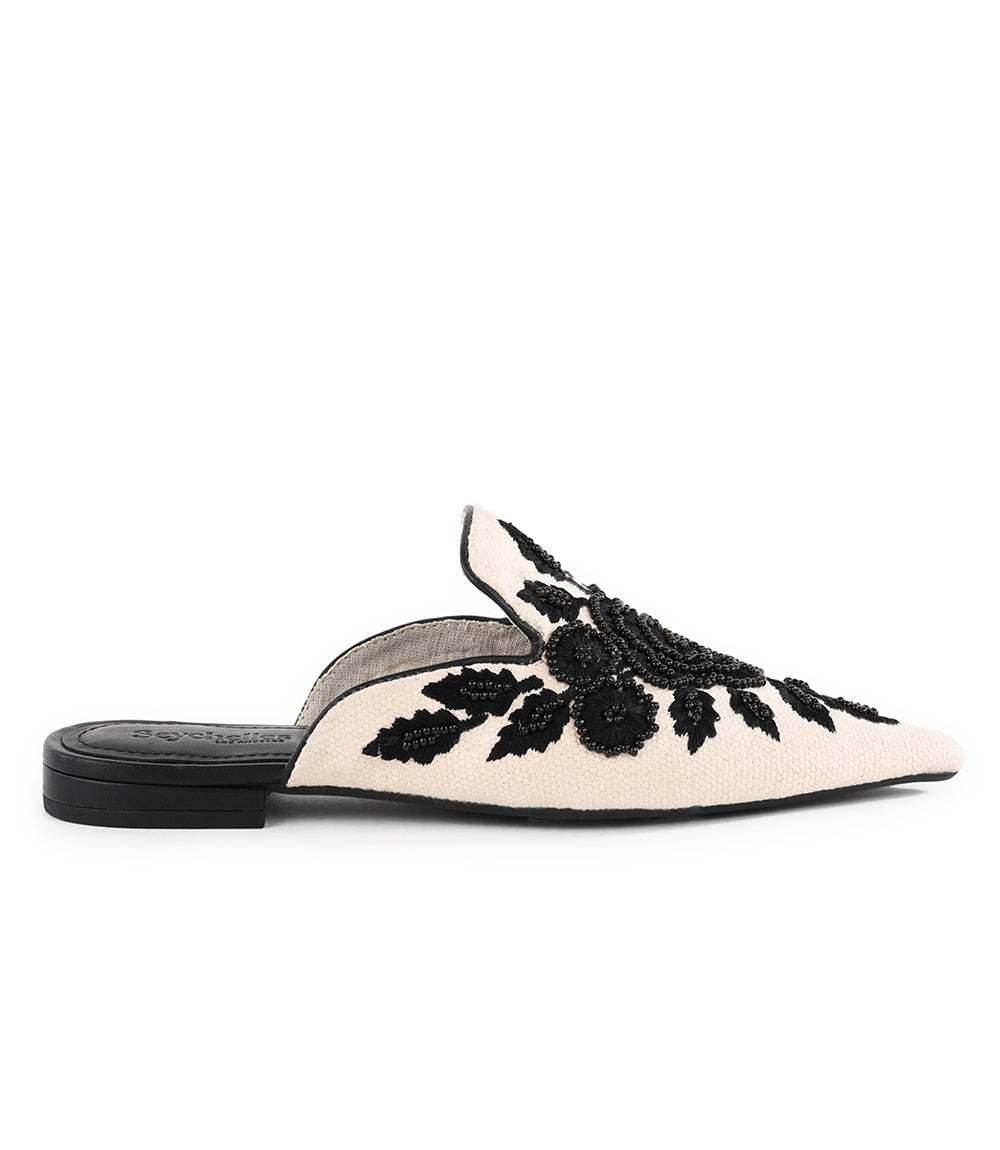 Seychelles Around The World Embroidered Mules - Image 12