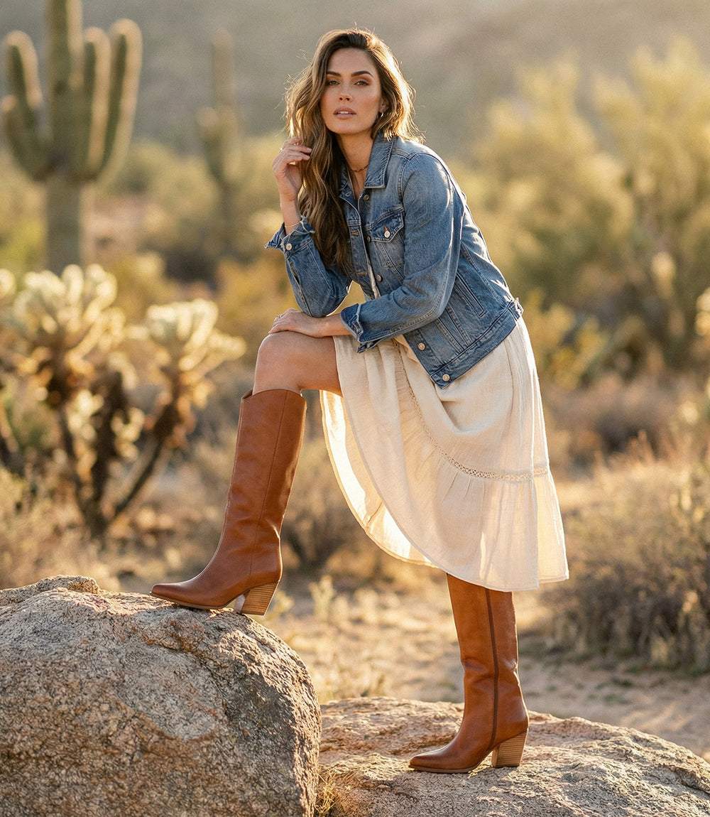 Seychelles Begging You Pointed Toe Western High Boots - Image 2