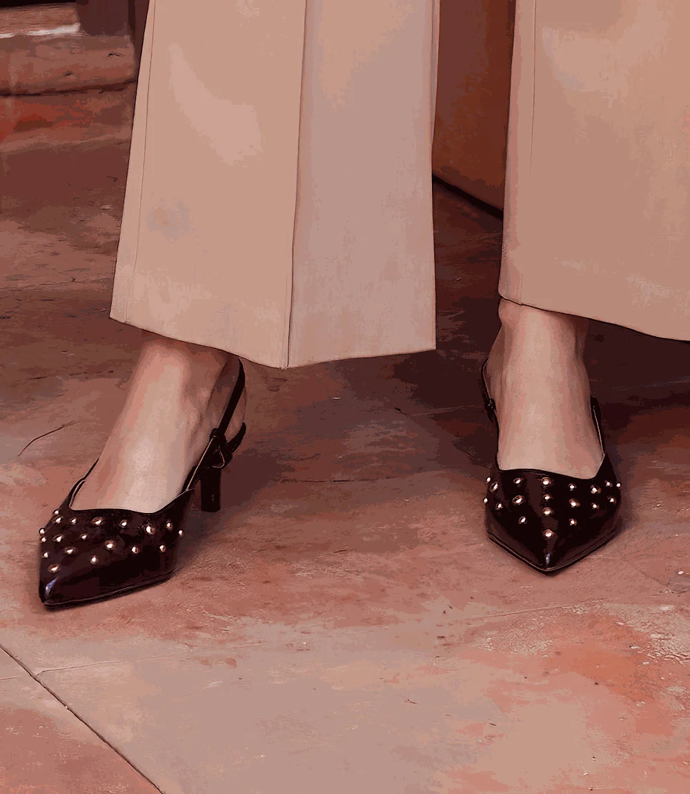 Seychelles Crawford Studded Slingback Heels - Image 3