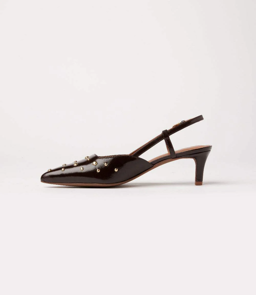 Seychelles Crawford Studded Slingback Heels - Image 6