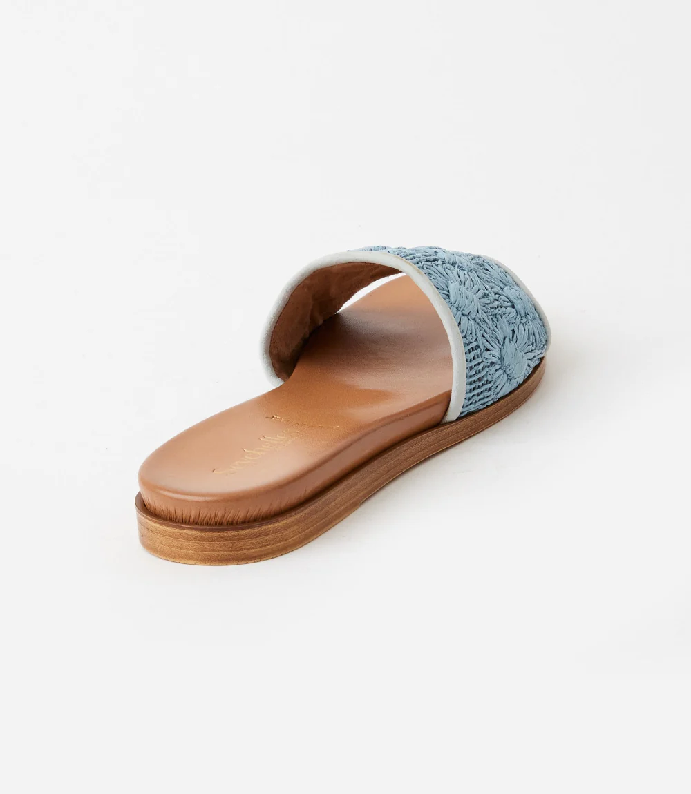 Seychelles Dakota Flower Raffia Slides - Image 6