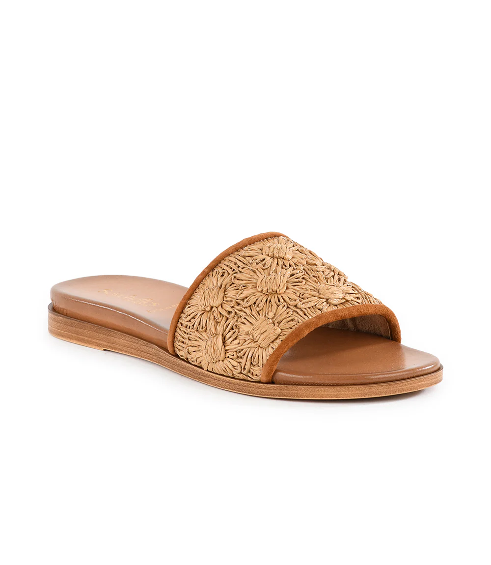 Seychelles Dakota Flower Raffia Slides - Image 2