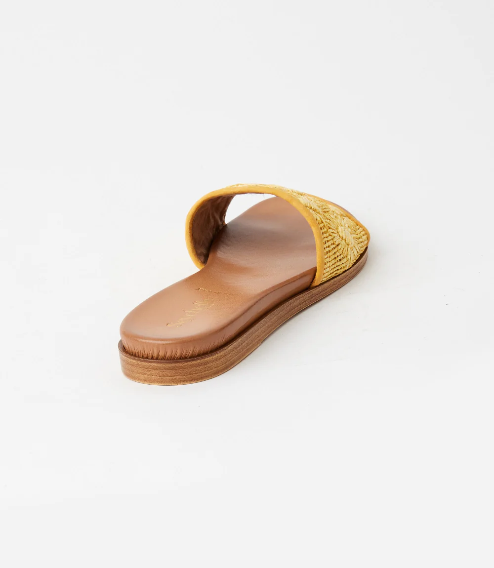 Seychelles Dakota Flower Raffia Slides - Image 6