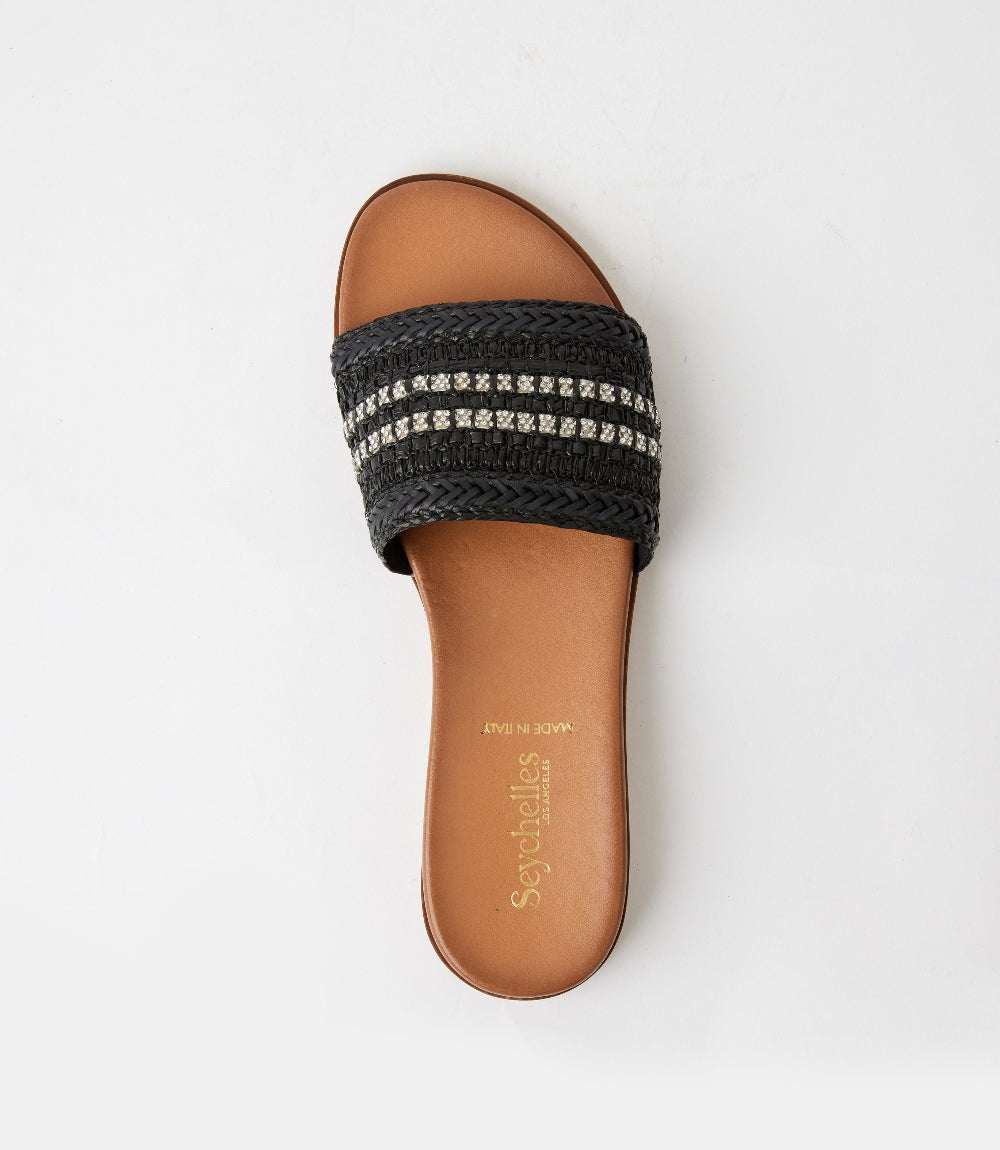 Seychelles Destination Boho Embellished Slides - Image 3