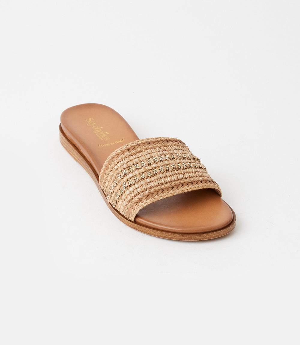 Seychelles Destination Boho Embellished Slides - Image 2