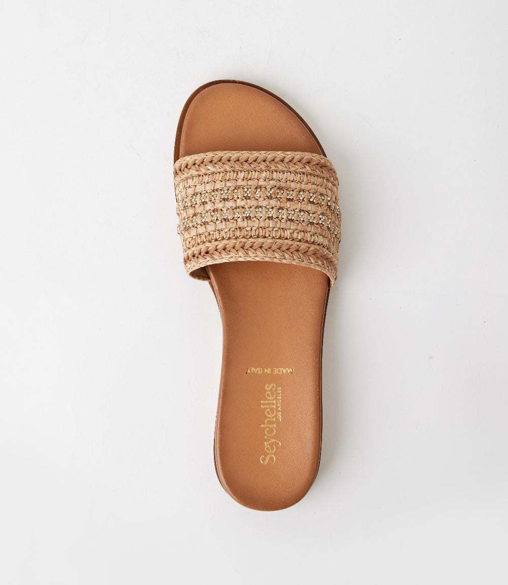 Seychelles Destination Boho Embellished Slides - Image 3