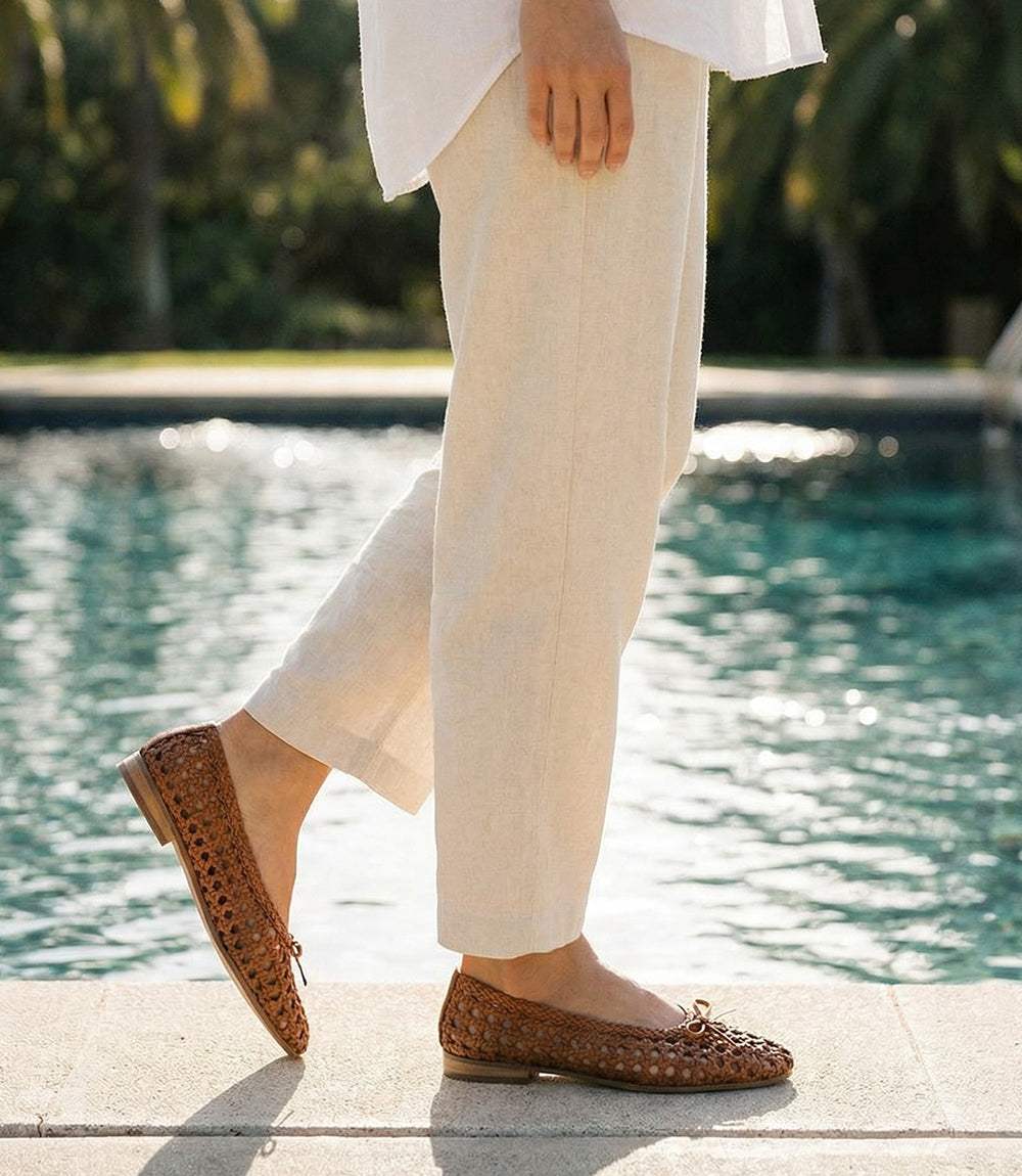 Seychelles Flagstaff Woven Leather Ballet Flats - Image 3
