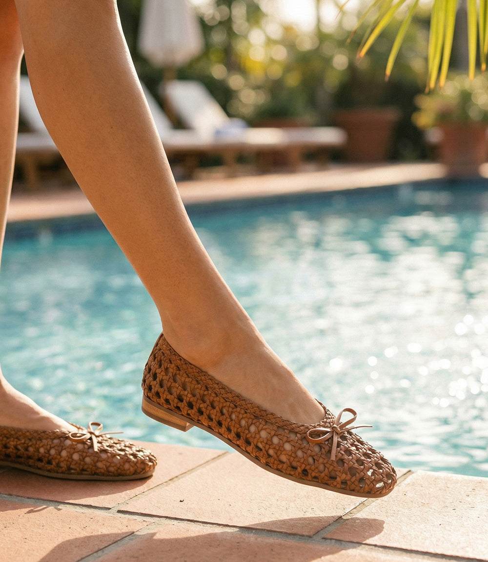 Seychelles Flagstaff Woven Leather Ballet Flats - Image 5
