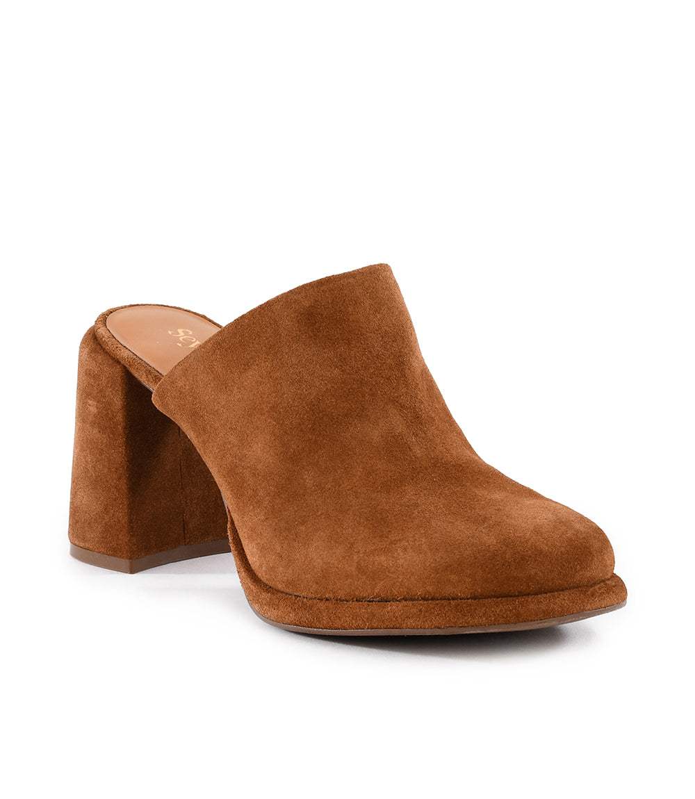 Seychelles Honor Suede High Heel Clogs - Image 3