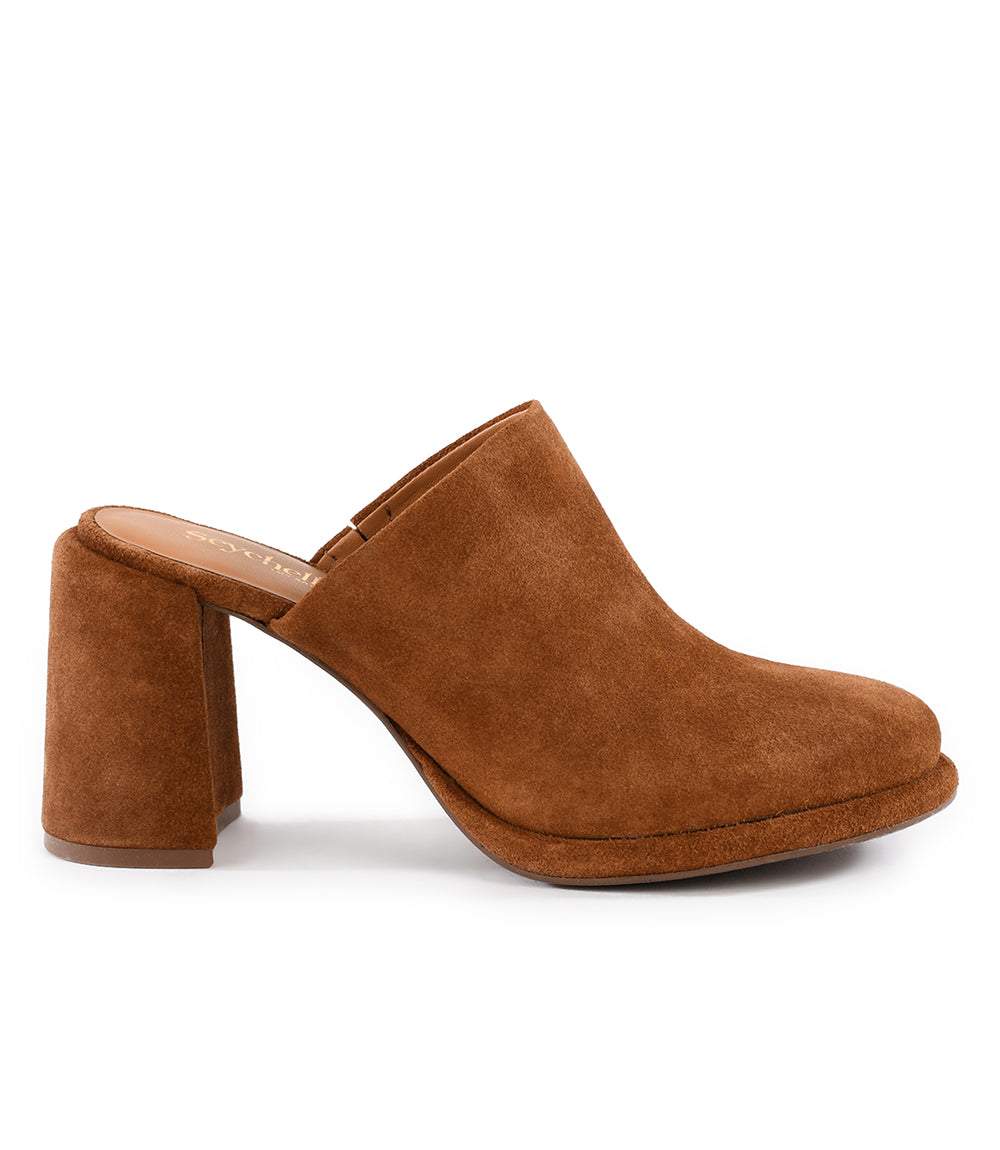 Seychelles Honor Suede High Heel Clogs - Image 5