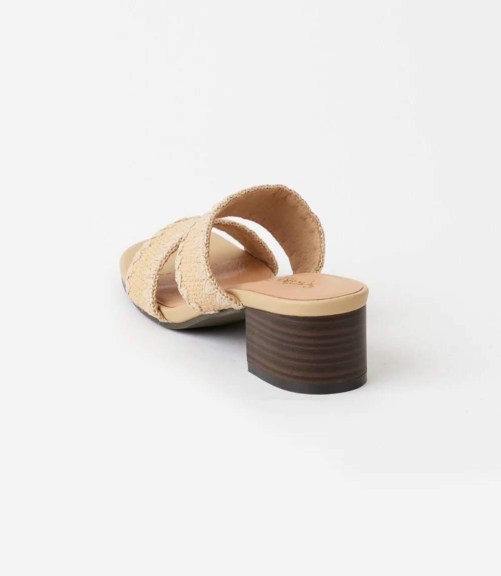 Seychelles Maui Raffia Mid Heel Sandals - Image 6