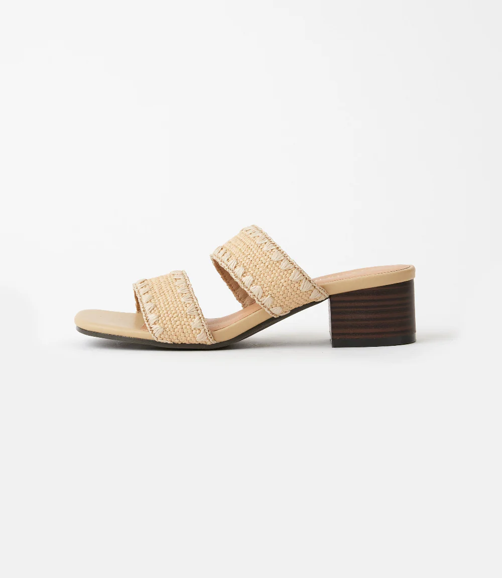 Seychelles Maui Raffia Mid Heel Sandals - Image 7