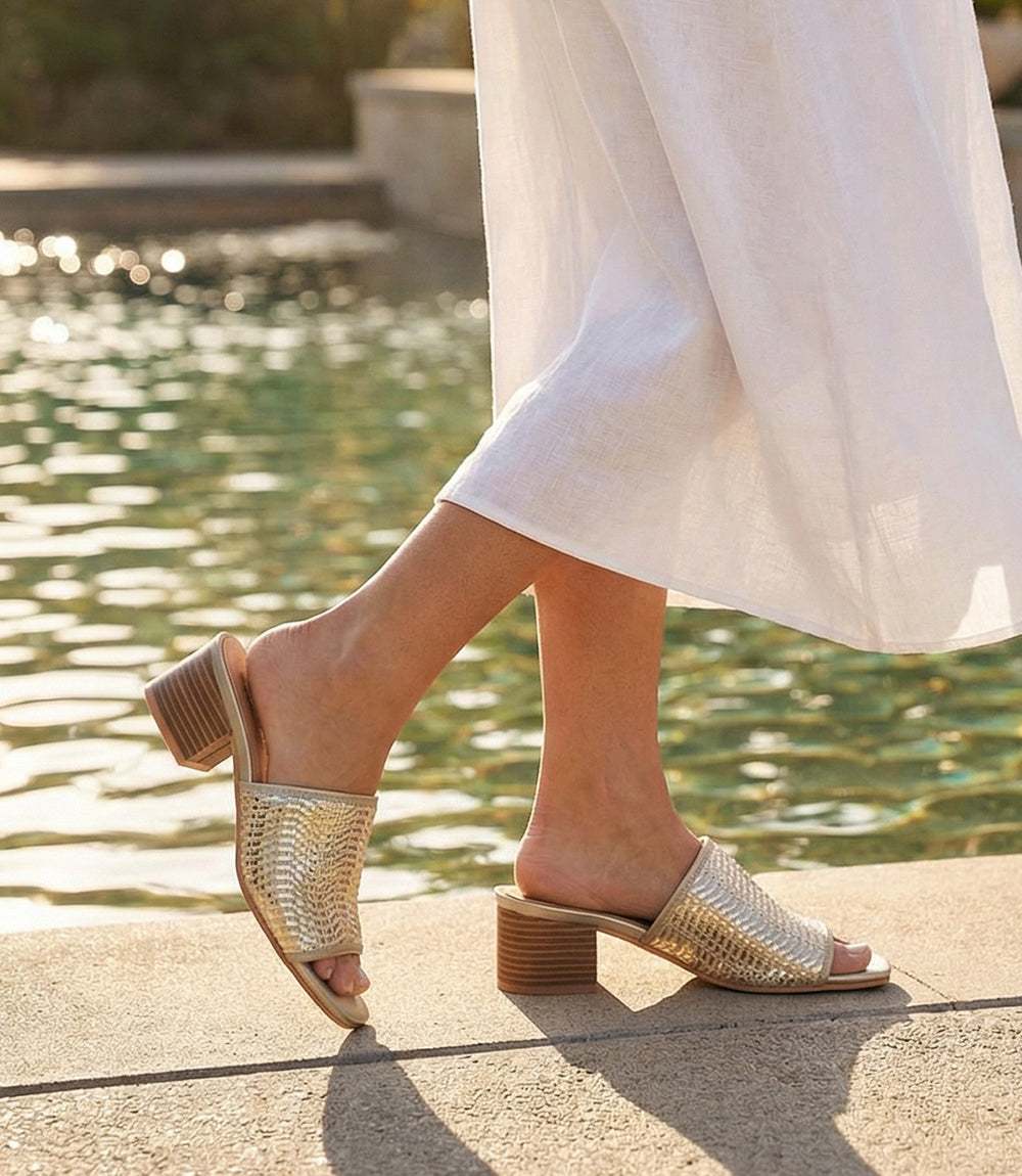 Seychelles Pepper 2 Woven Mid Heel Sandals - Image 6
