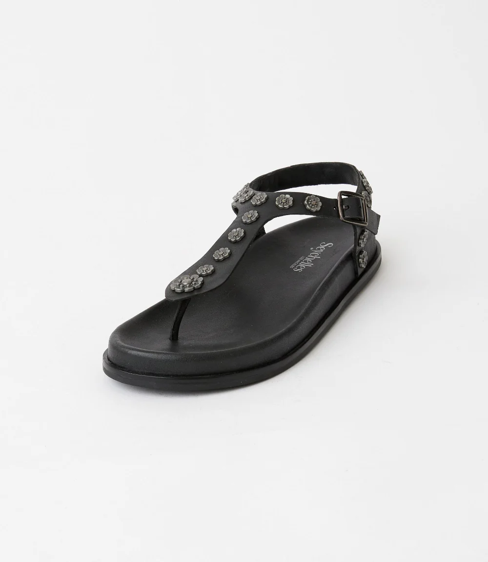 Seychelles Sunday Funday T-Strap Studded Sandals - Image 2