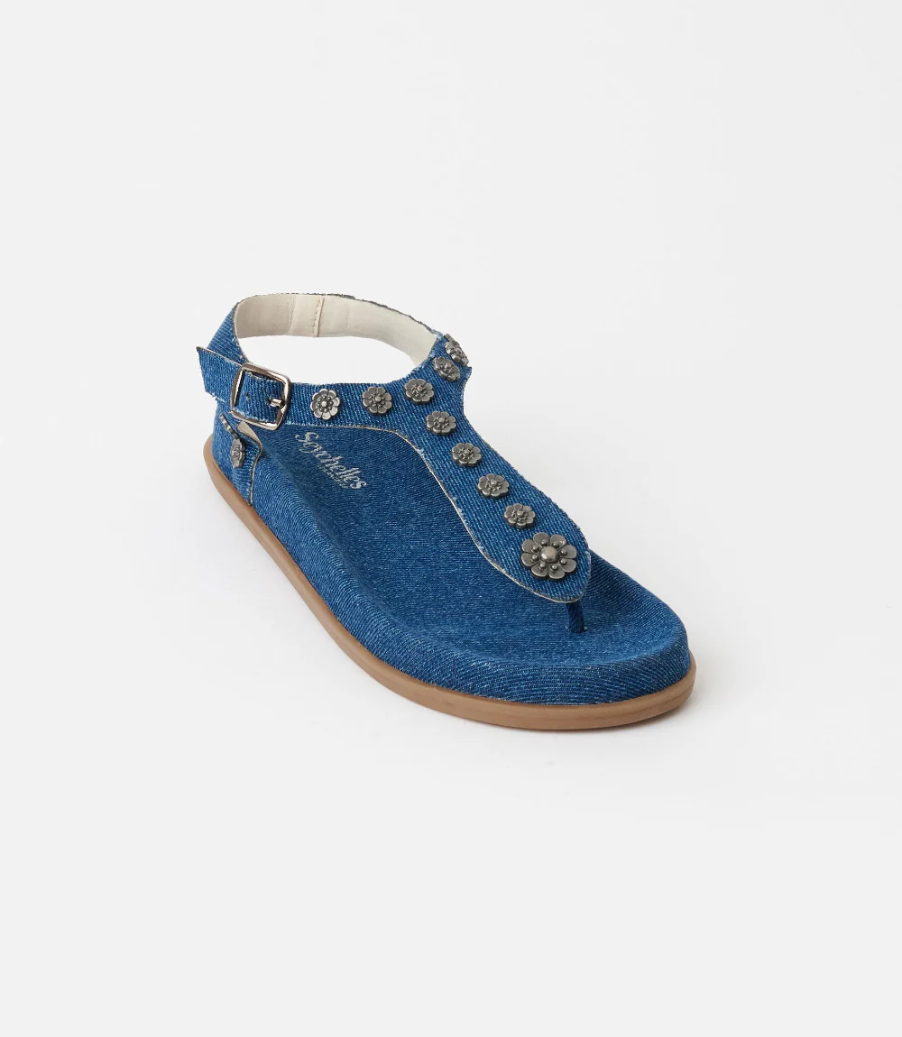 Seychelles Sunday Funday T-Strap Studded Sandals - Image 2