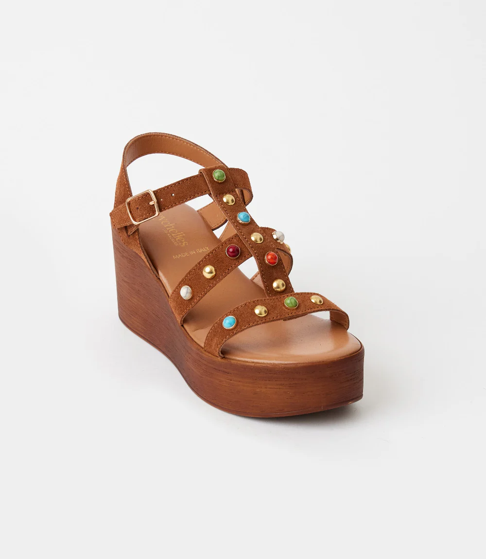 Seychelles Ticket To Ride Suede Wedge Sandals - Image 2