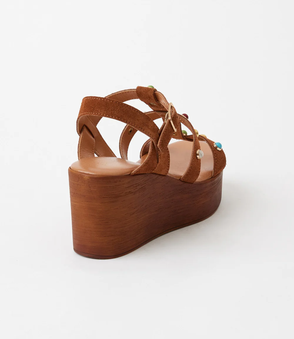 Seychelles Ticket To Ride Suede Wedge Sandals - Image 6