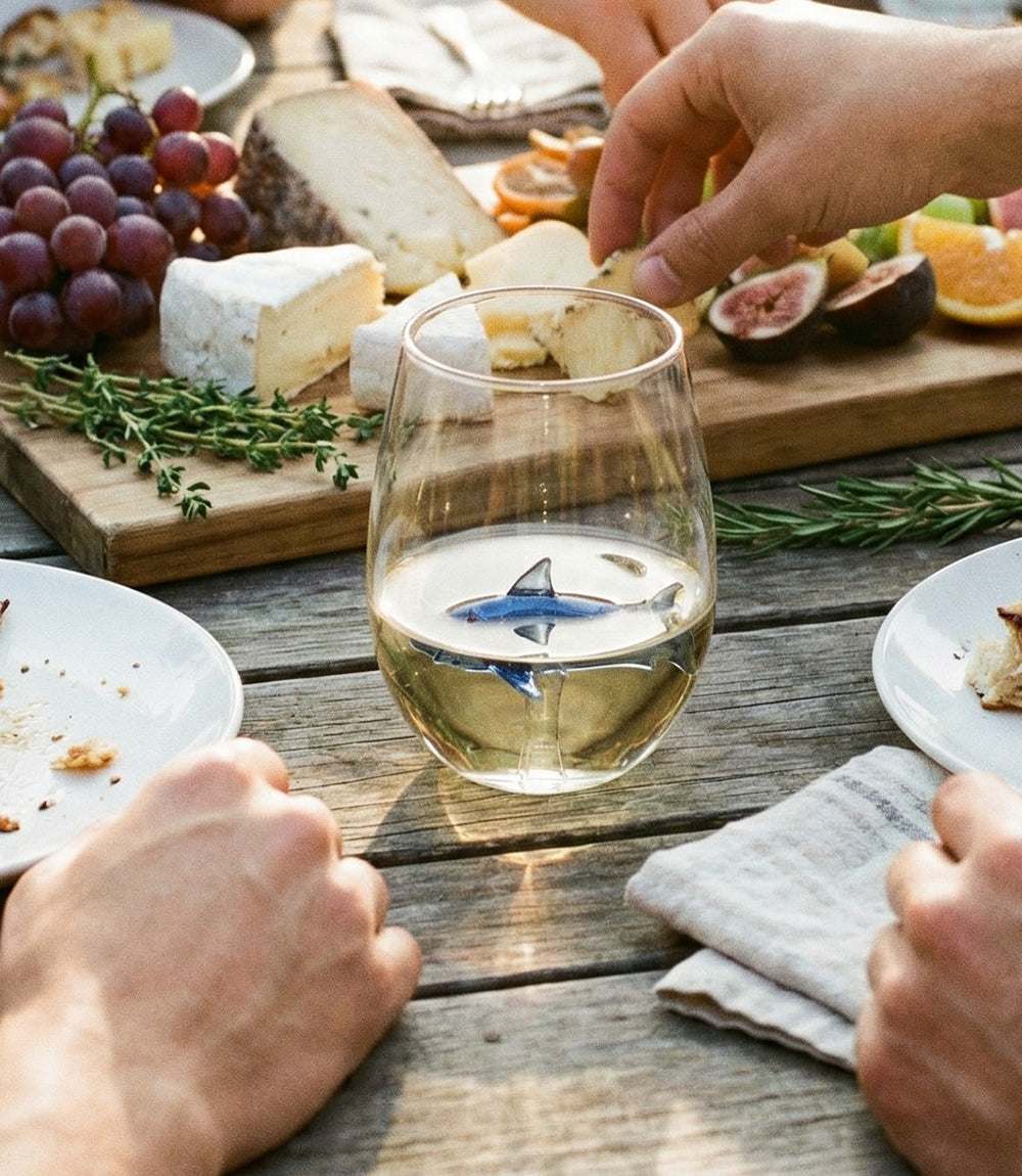 Shark Stemless Wine Glass - Image 7
