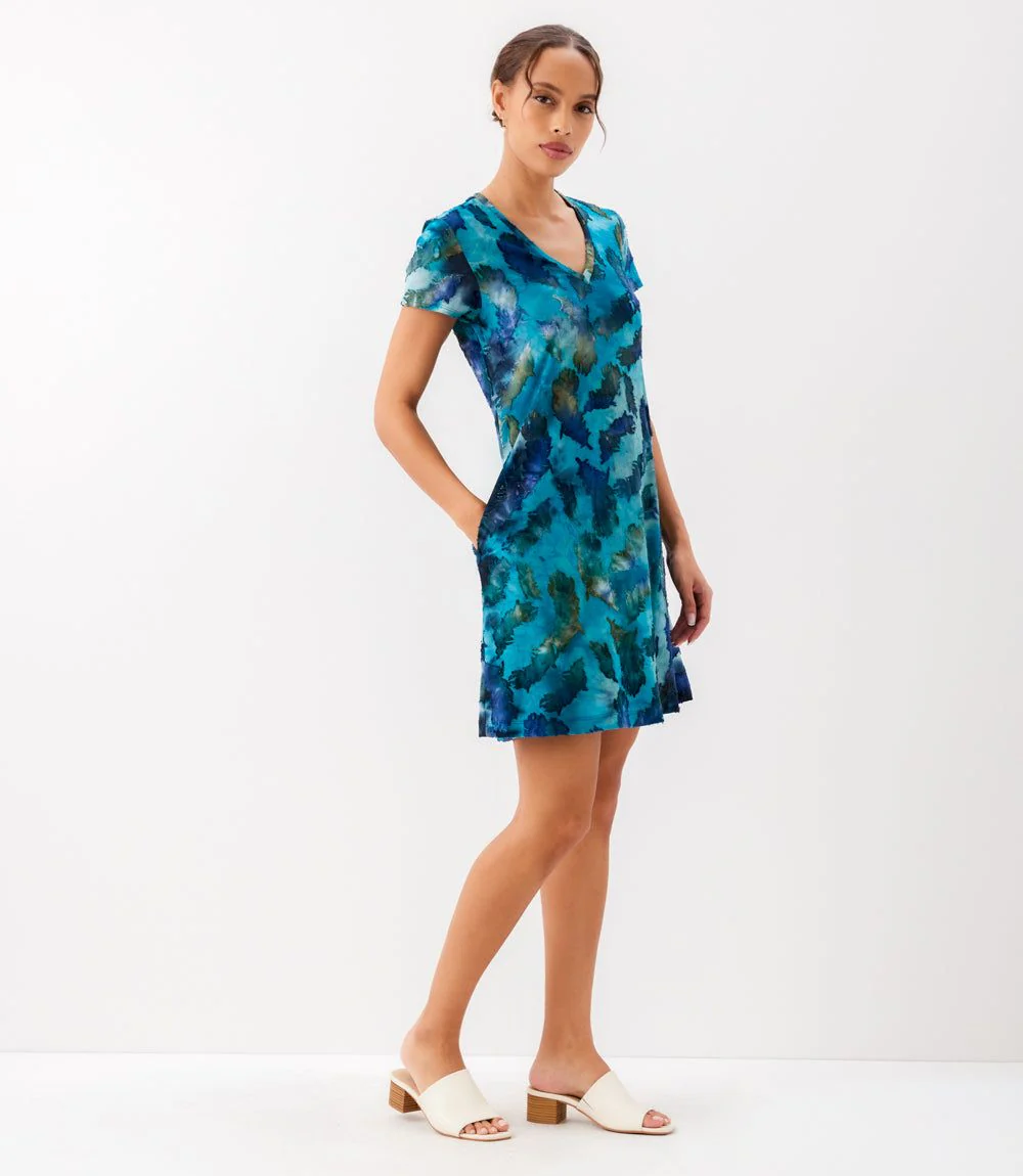 Short Sleeve A-Line Dress - Image 4