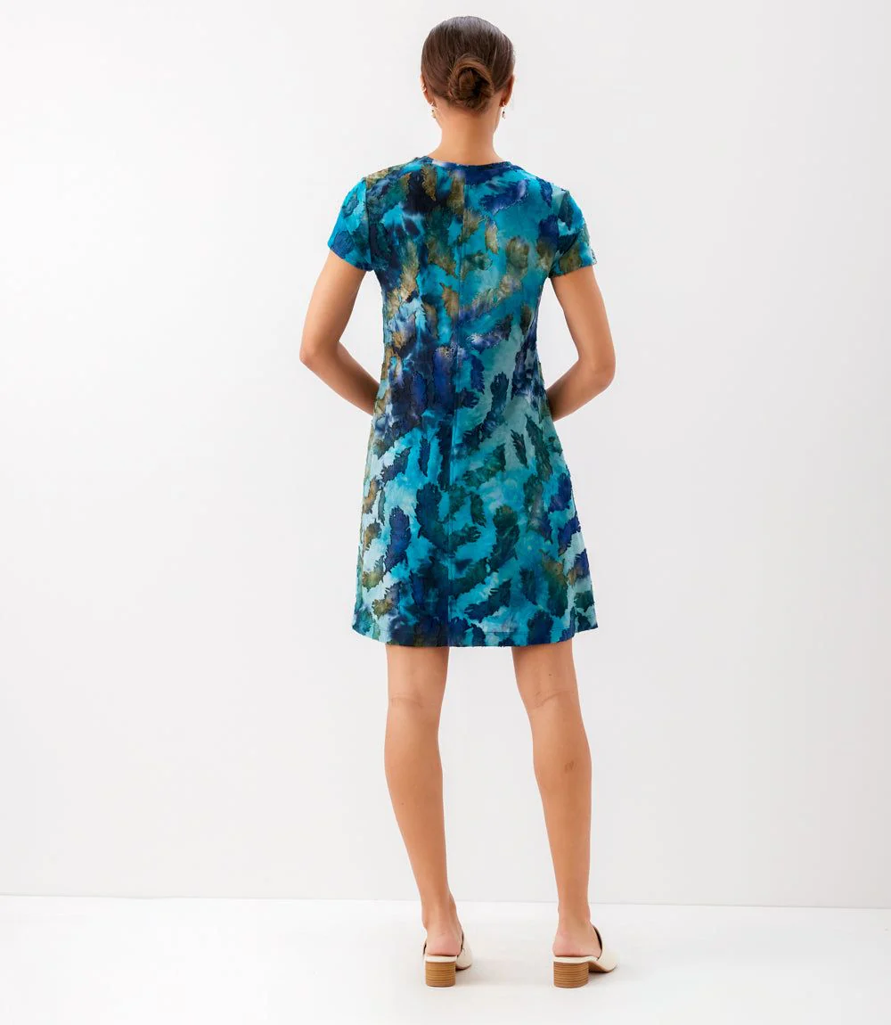 Short Sleeve A-Line Dress - Image 6