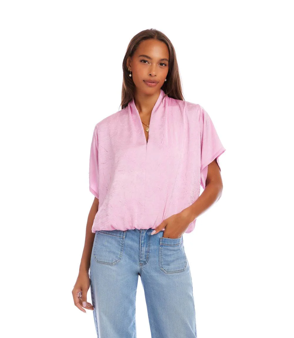 Short Sleeve V-Neck Top - Image 2