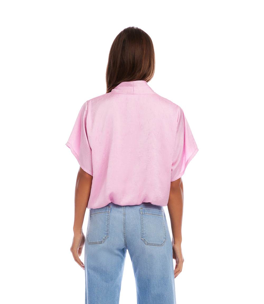 Short Sleeve V-Neck Top - Image 4