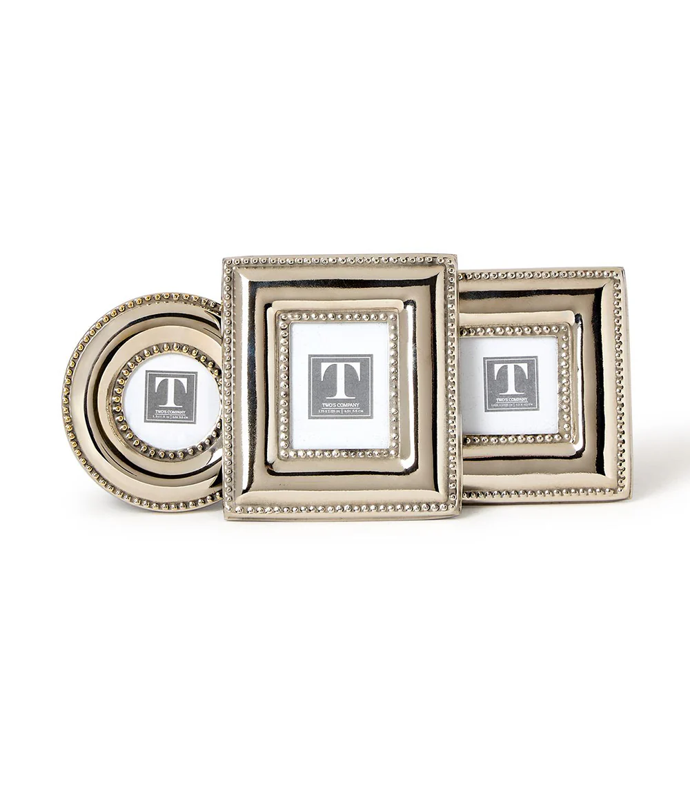 Silver Picture Frames, Set Of 3 - Image 2