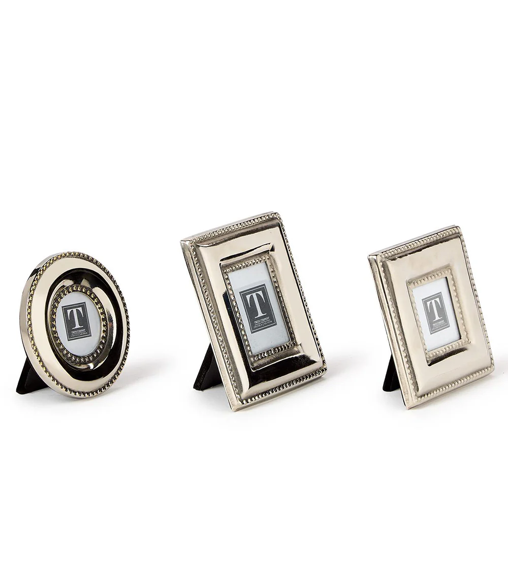 Silver Picture Frames, Set Of 3 - Image 3