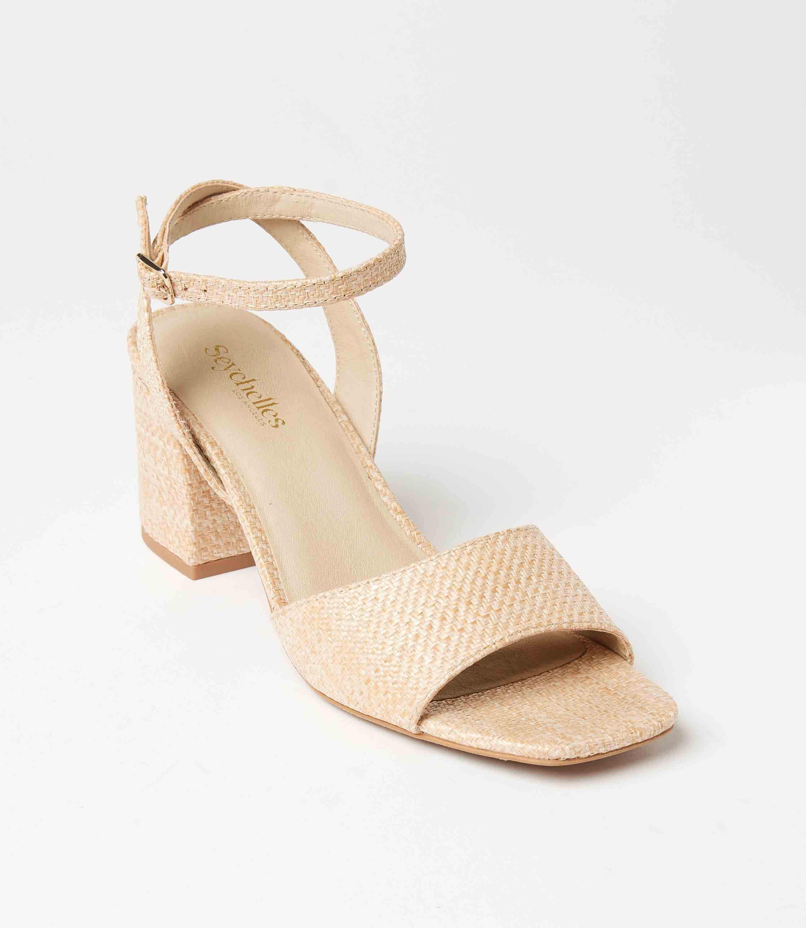 Seychelles Simple Pleasures Raffia Heel Sandals - Image 3