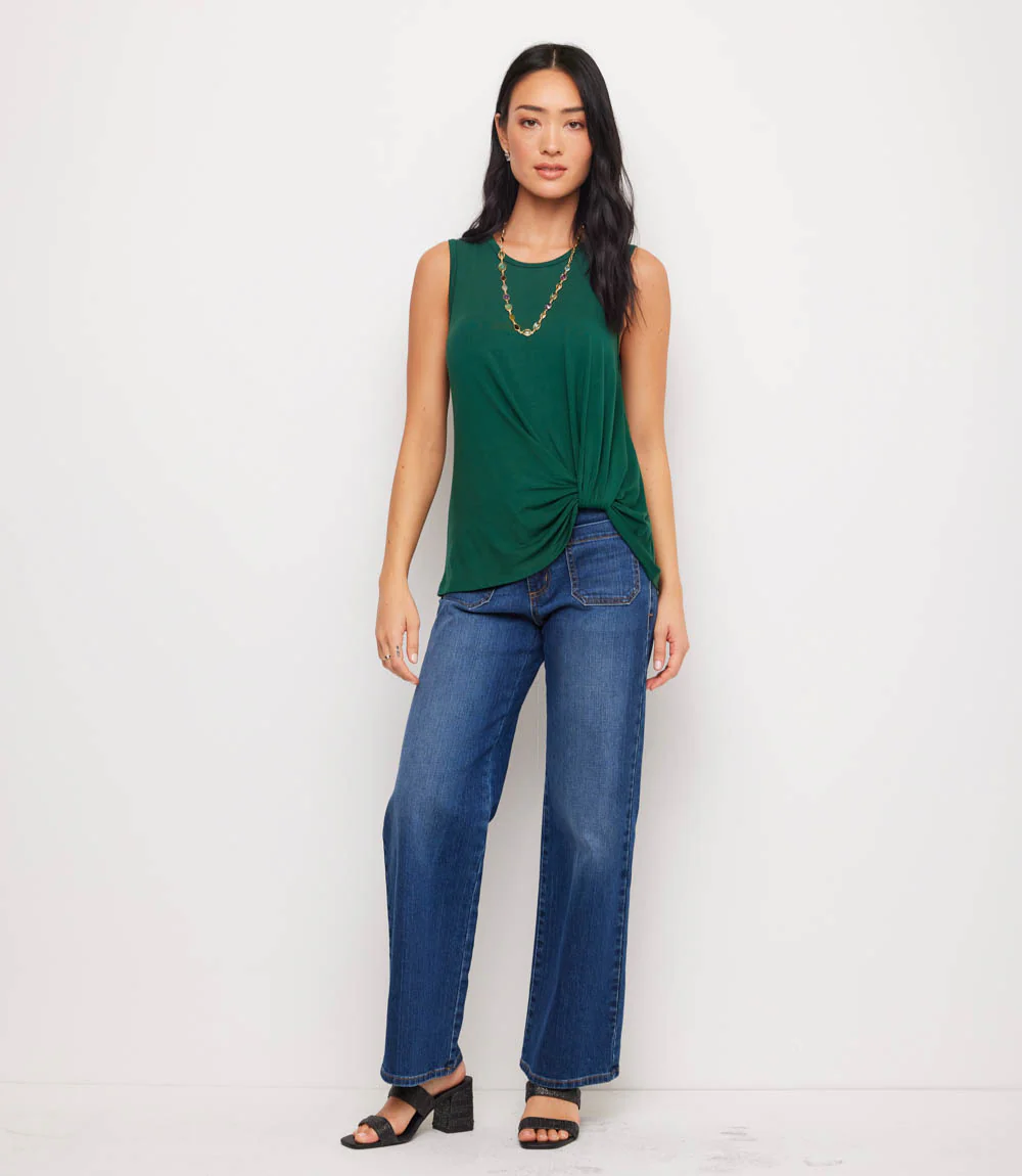 Sleeveless Pick-Up Top - Image 2