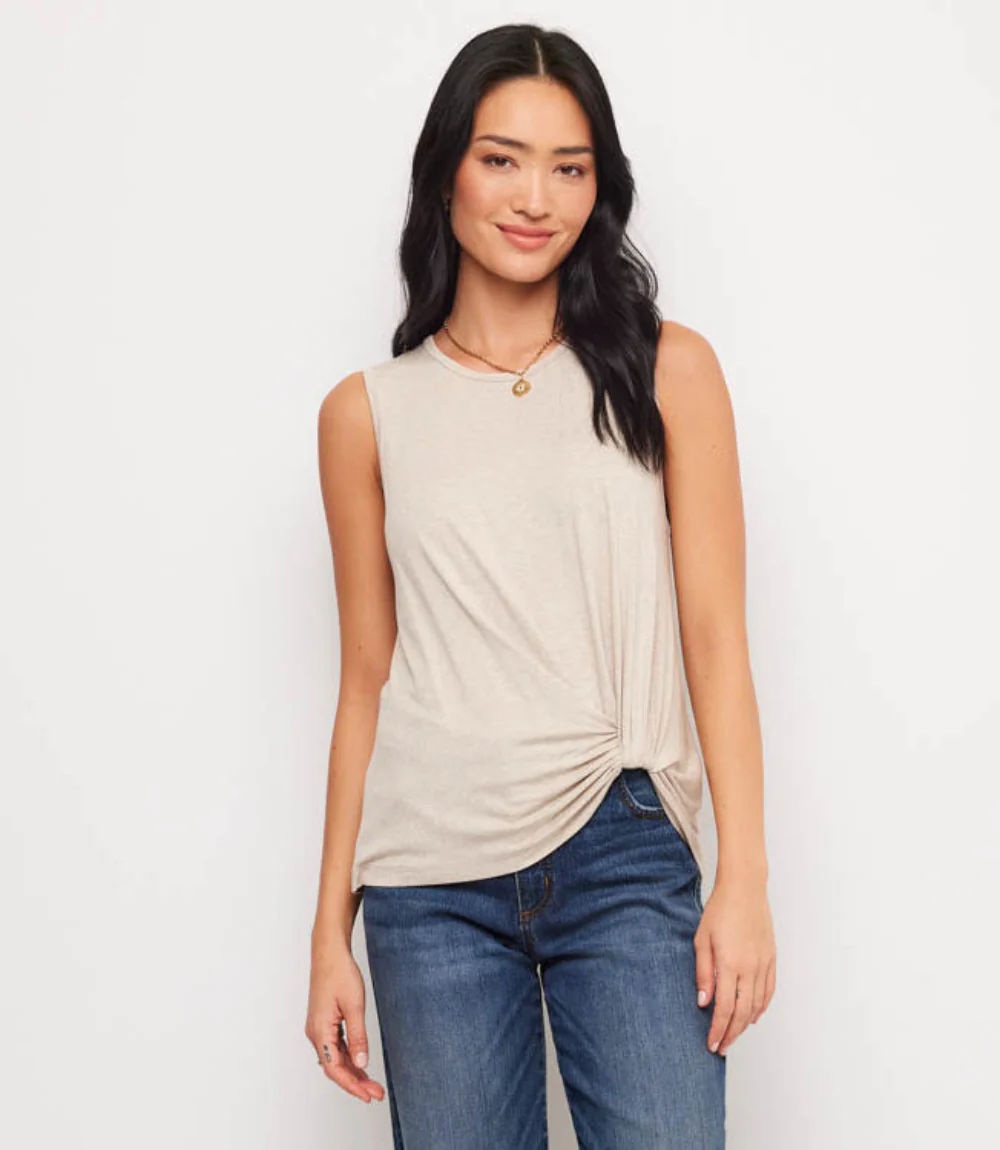 Sleeveless Pick-Up Top - Image 2