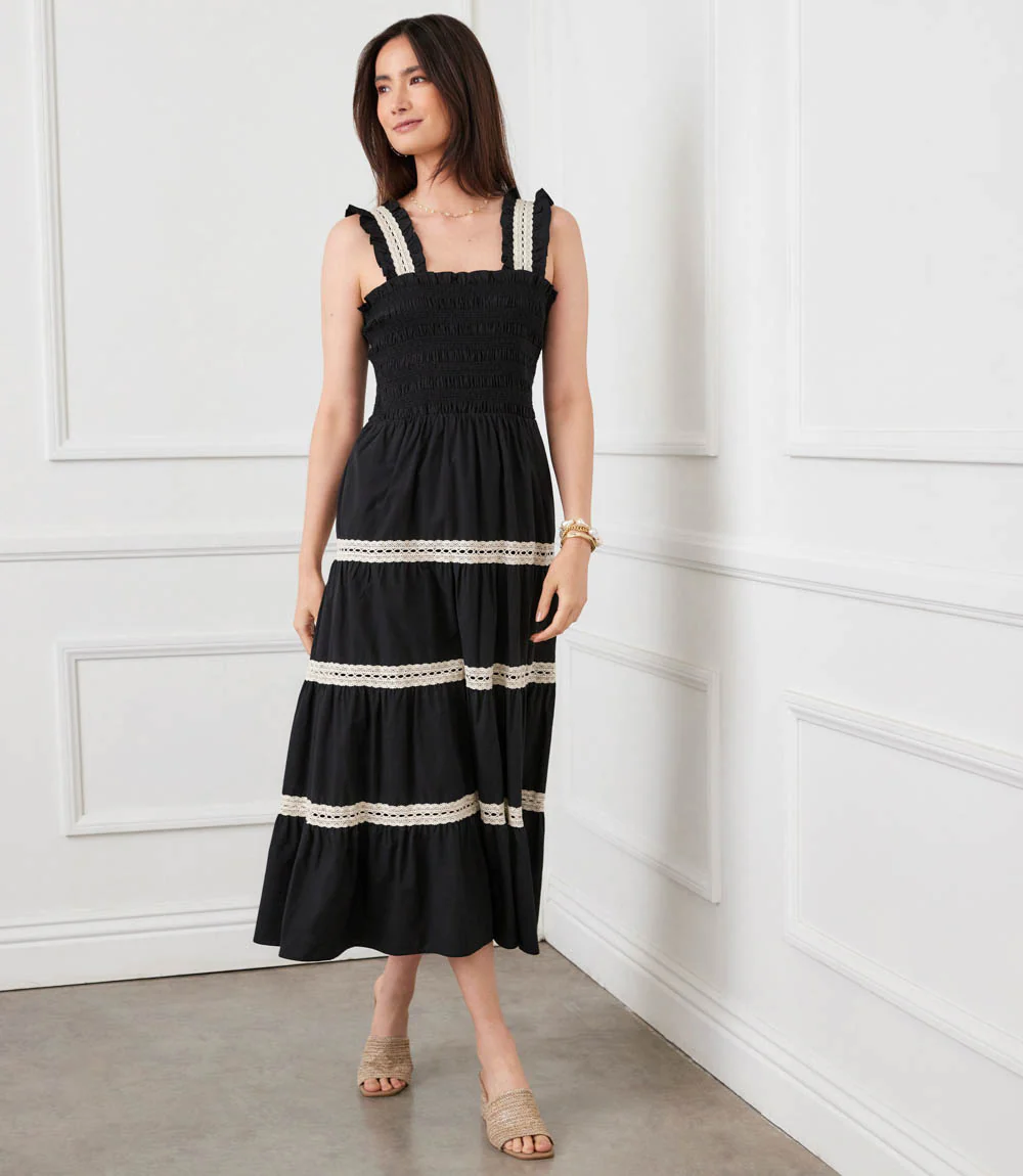 Sleeveless Tiered Midi Dress - Image 3