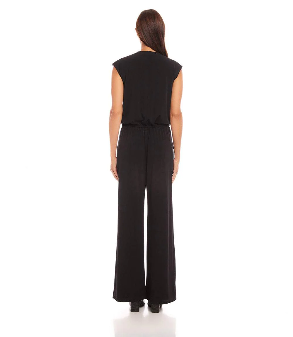 Sleeveless Travel Jersey Jumpsuit - Image 4
