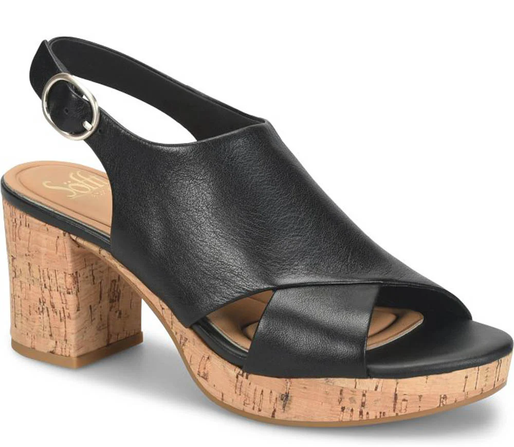 Sofft Liv Criss-Cross Leather Sandals - Image 2