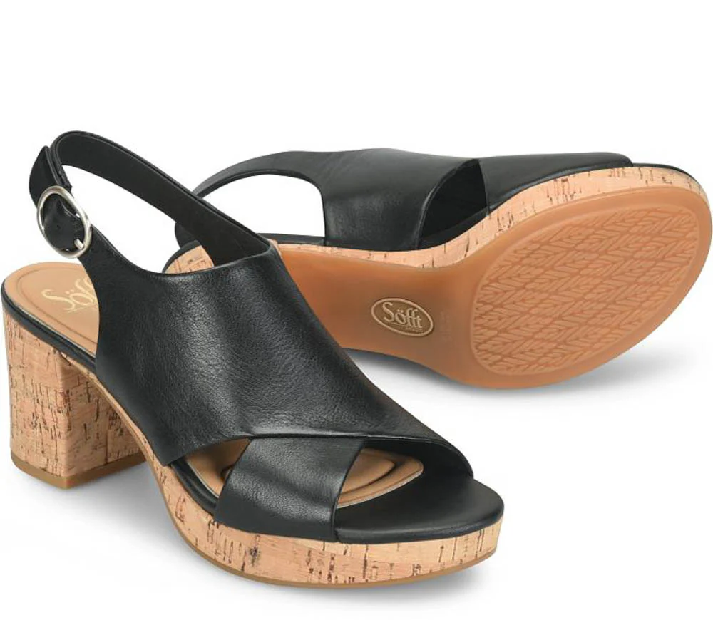 Sofft Liv Criss-Cross Leather Sandals - Image 3