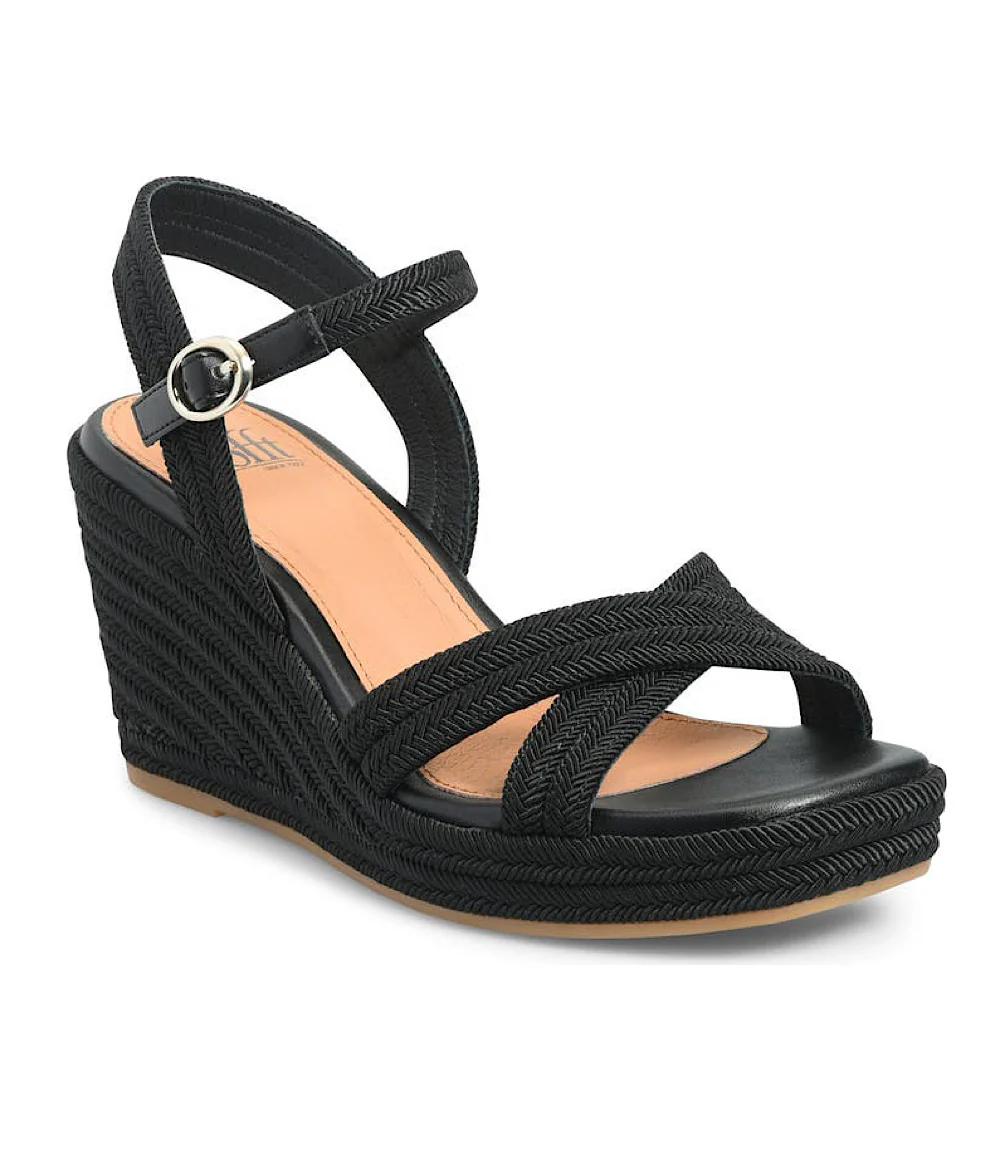 Sofft Newbury Espadrille Wedge Sandals - Image 2