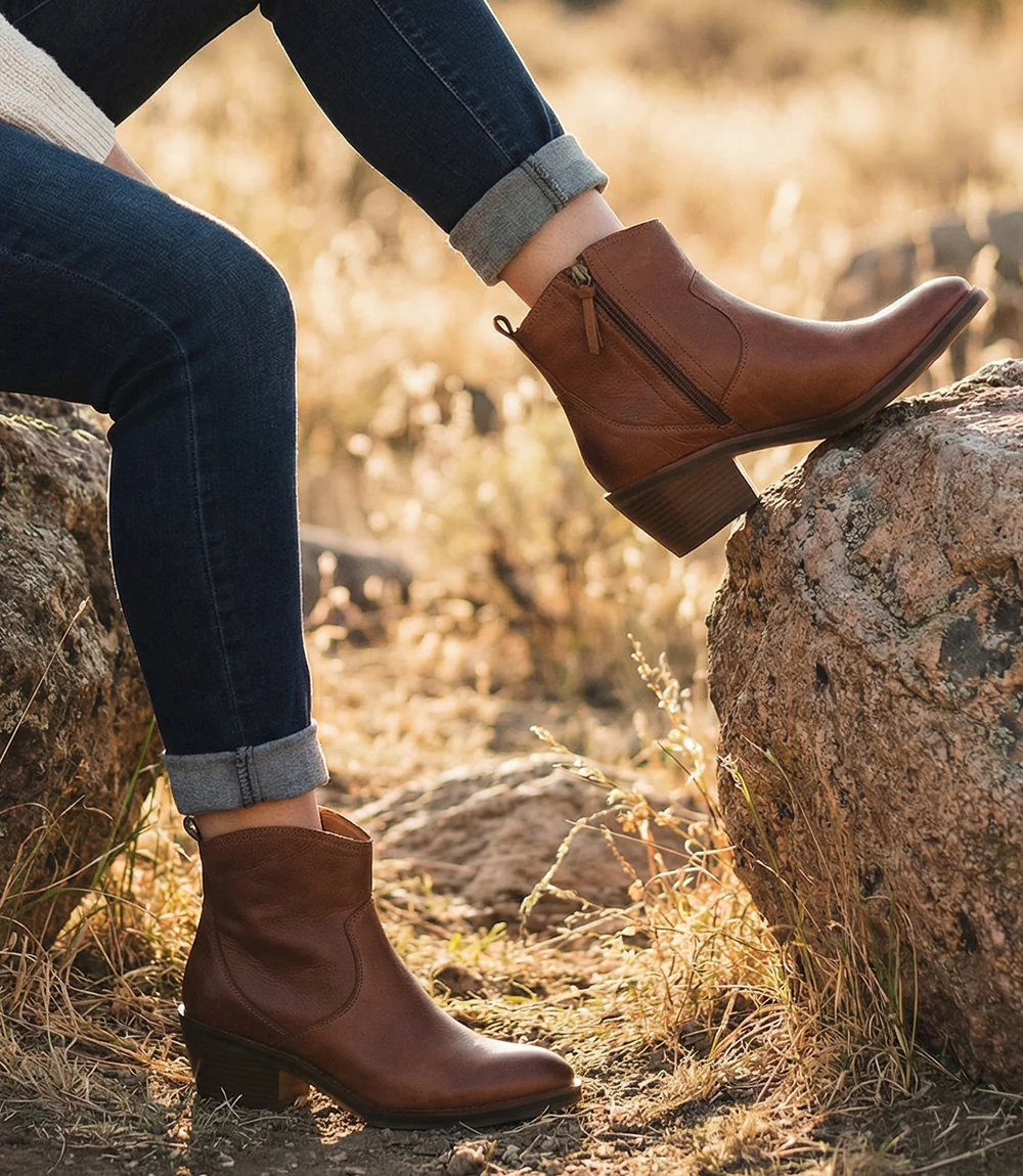 Sofft Shaelyn Pull On Western Booties - Image 4