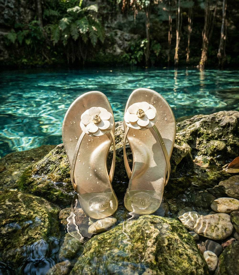 Solei Sea Valentina Flower Thong Sandals
