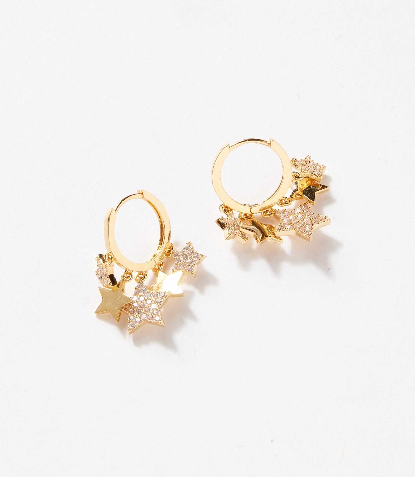 Star Huggie Earrings - Image 4