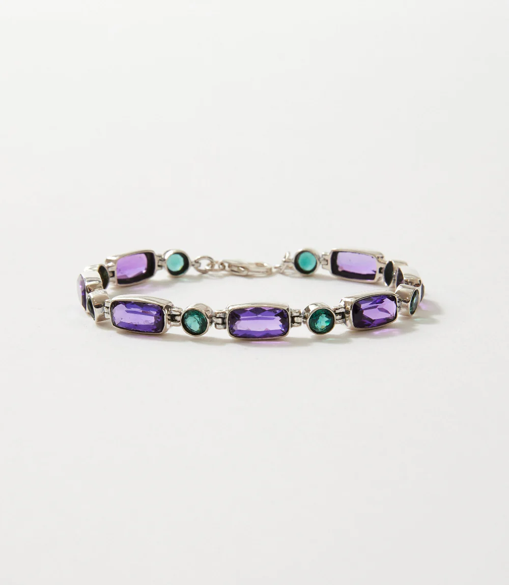 Sterling Silver Gemstone Bracelet - Image 2