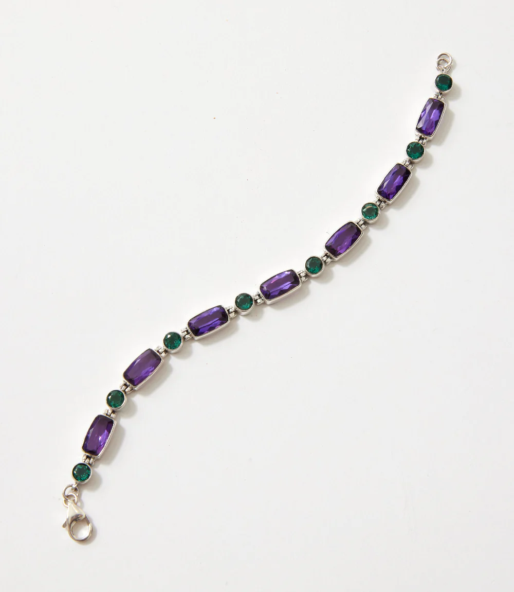 Sterling Silver Gemstone Bracelet - Image 3