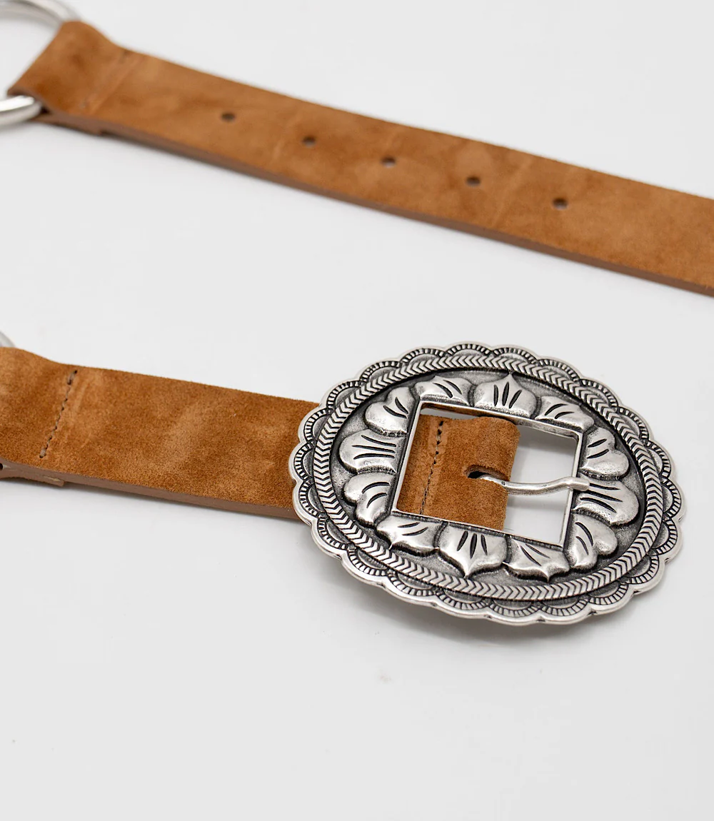 Streets Ahead Embellished Concho Leather Belt - Image 5