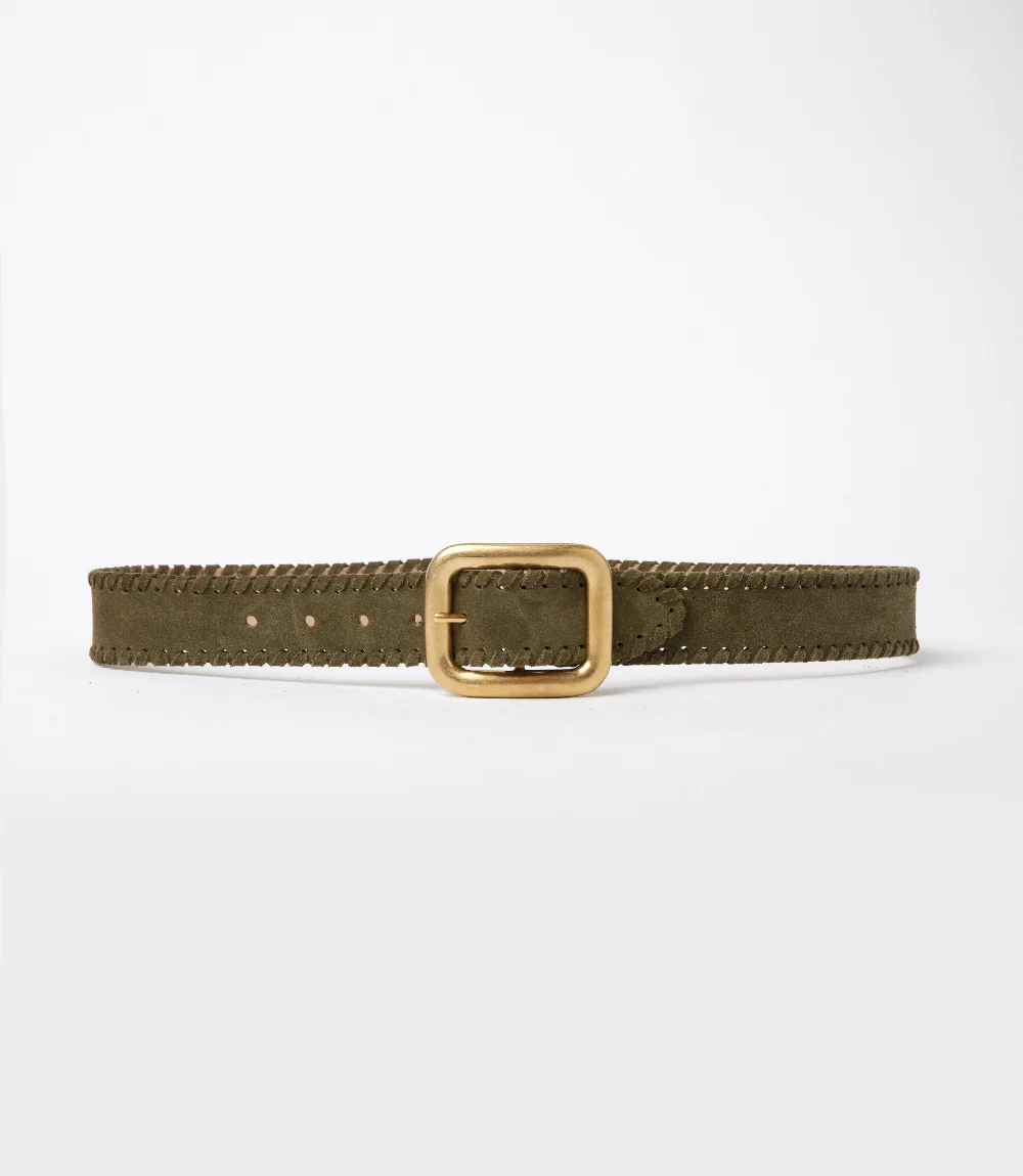 Streets Ahead Whipstitch Leather Belt - Image 4
