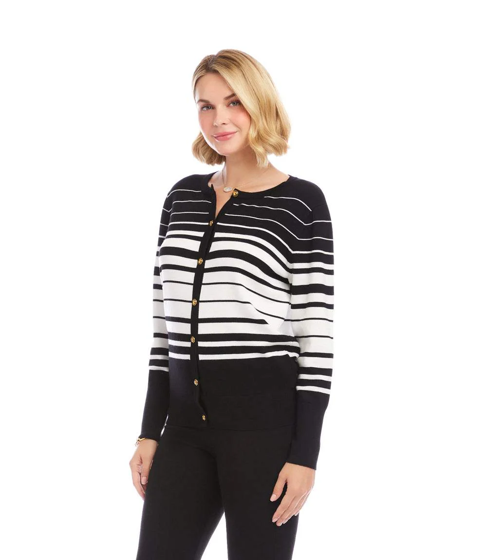 Stripe Cardigan Sweater - Image 4