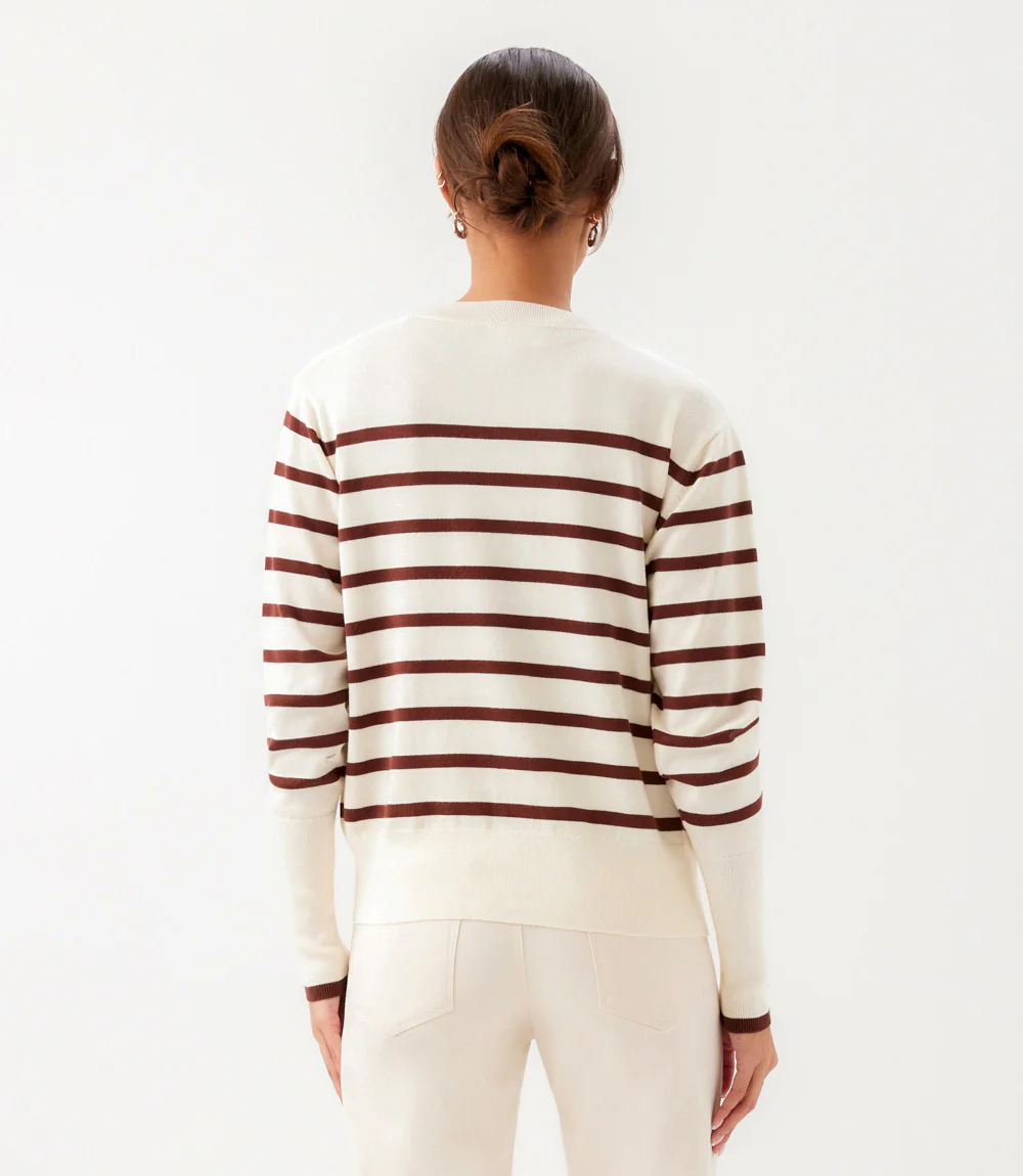 Stripe Cardigan Sweater - Image 6